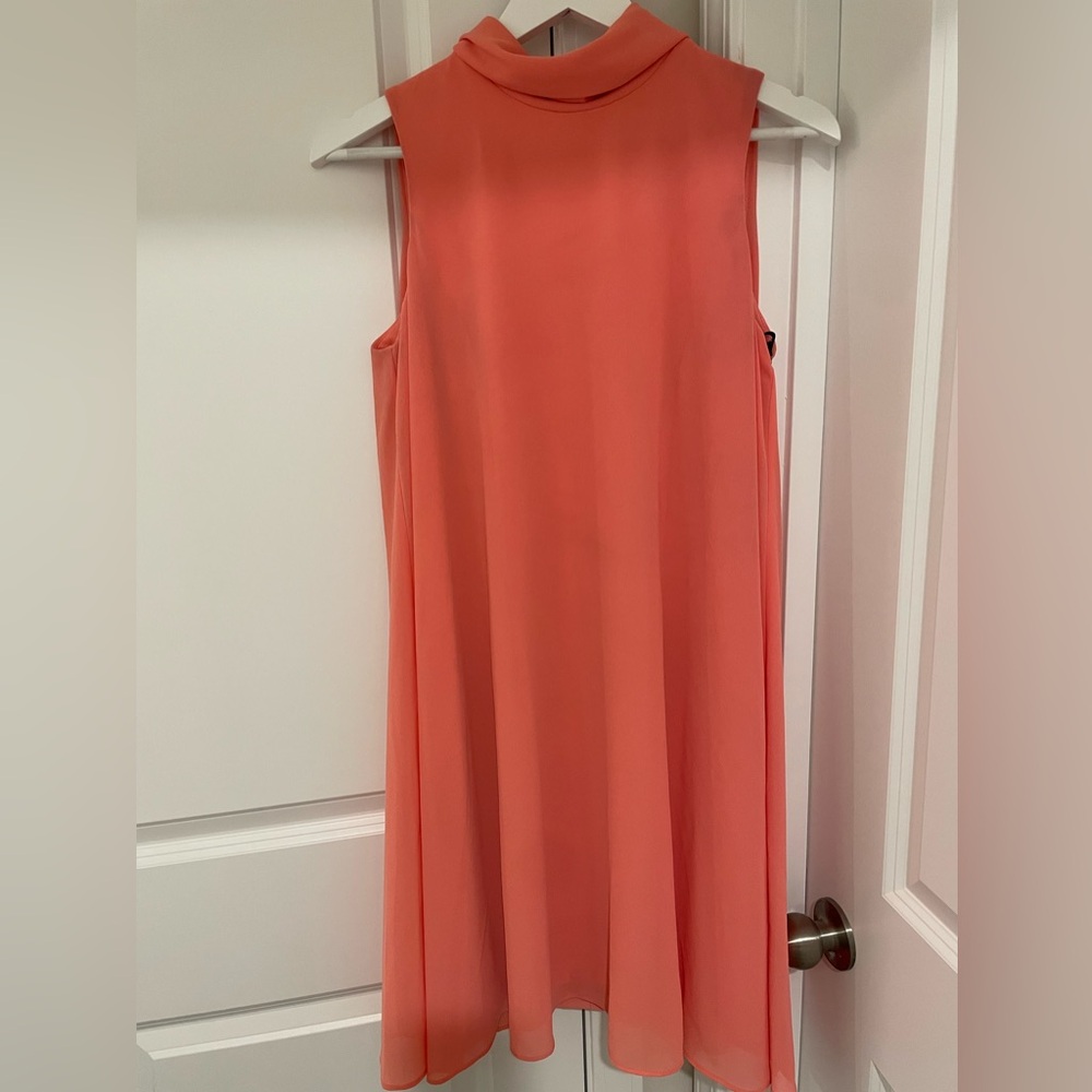 Vince Camuto Peach Pink Shift Dress